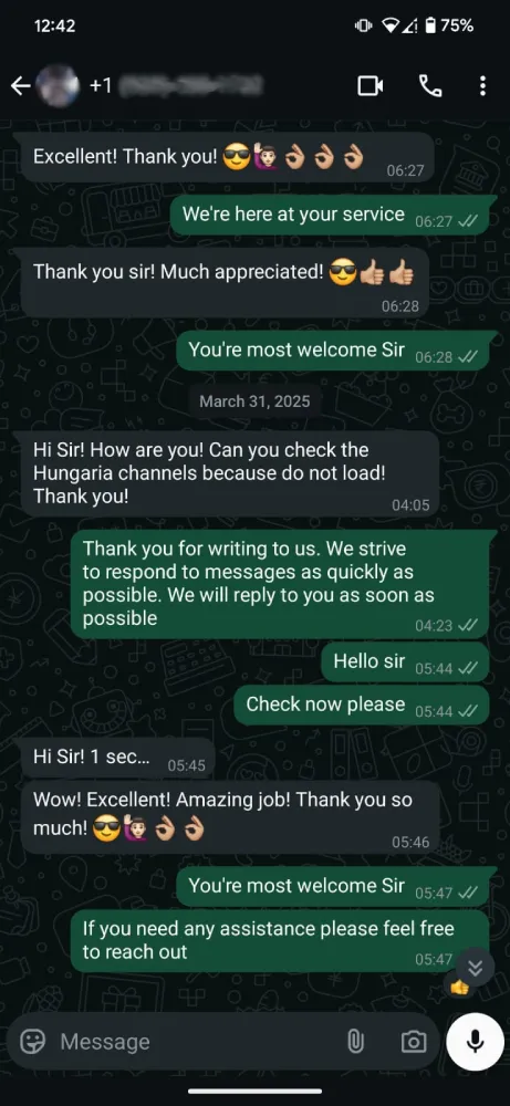 Customer testimonial 1
